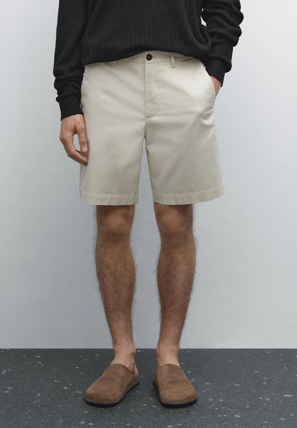 BERMUDA - Shorts - beige
