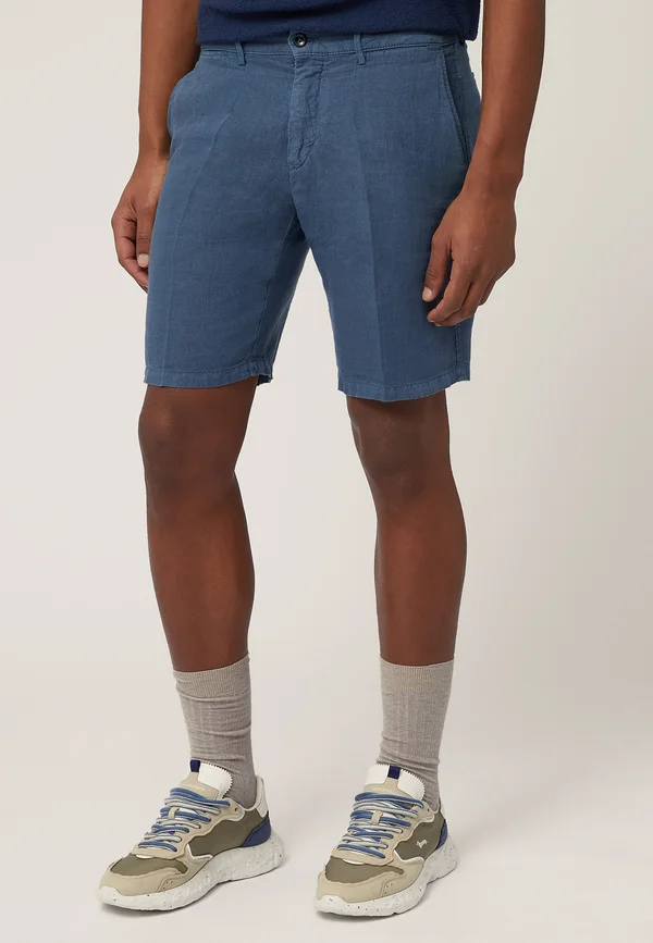 BERMUDA  - Shorts - blu denim