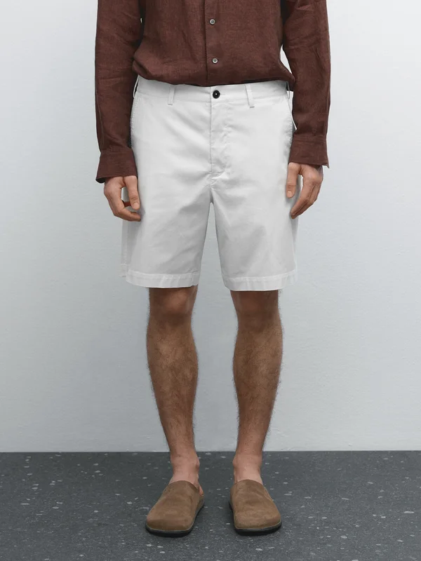 BERMUDA - Shorts - white