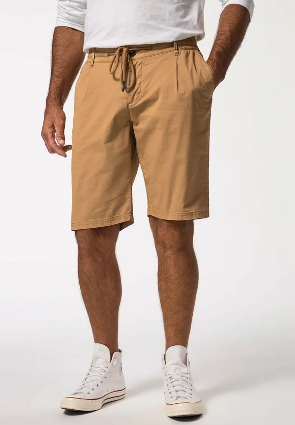 BERMUDA STOMACH FIT - Shorts - camel