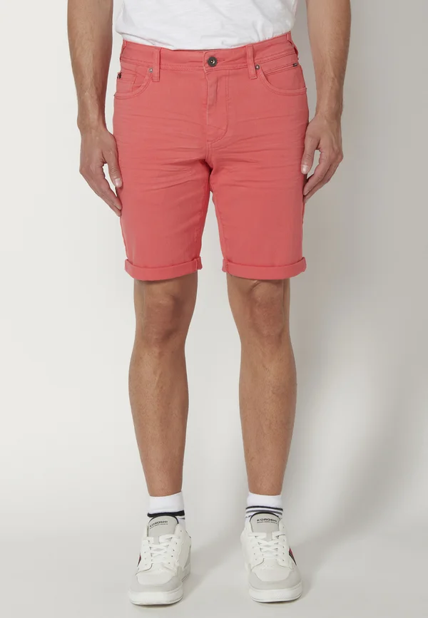 BERMUDA STRETCH REGULAR COLORS BERMUDA STRET - Jeans Shorts - rosa   pink