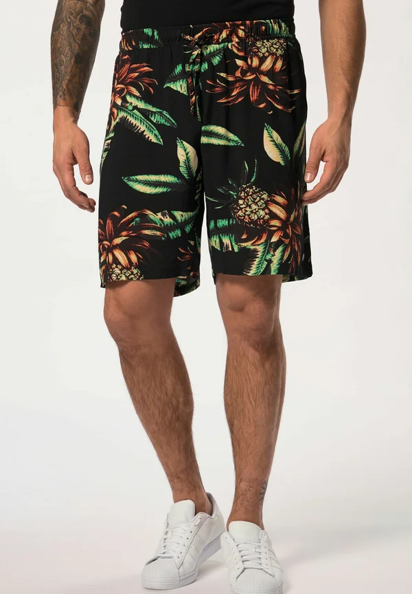BERMUDA TROPICAL - Shorts - black
