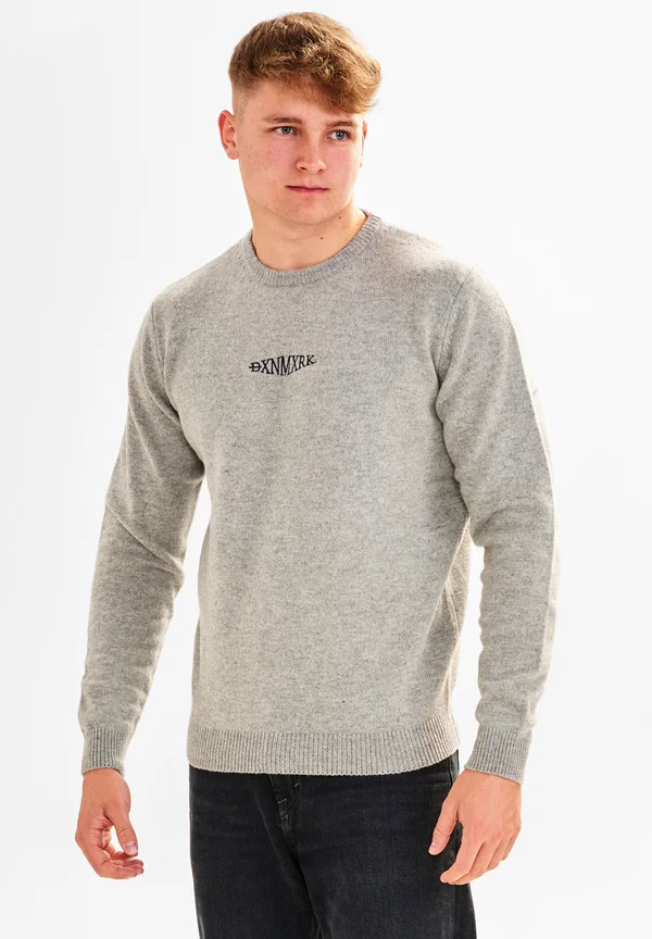 BERNHARD - Strickpullover - grey melange
