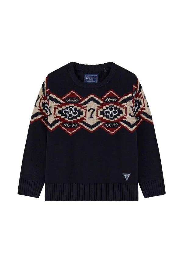 BESTICKTER - Strickpullover - dunkelblau