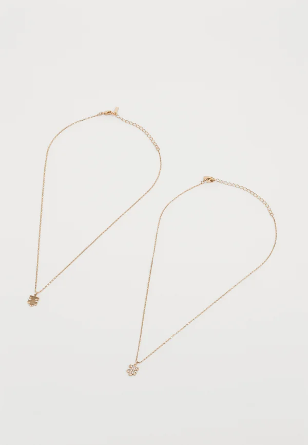 BESTIES SET - Halskette - gold-coloured/clear multi