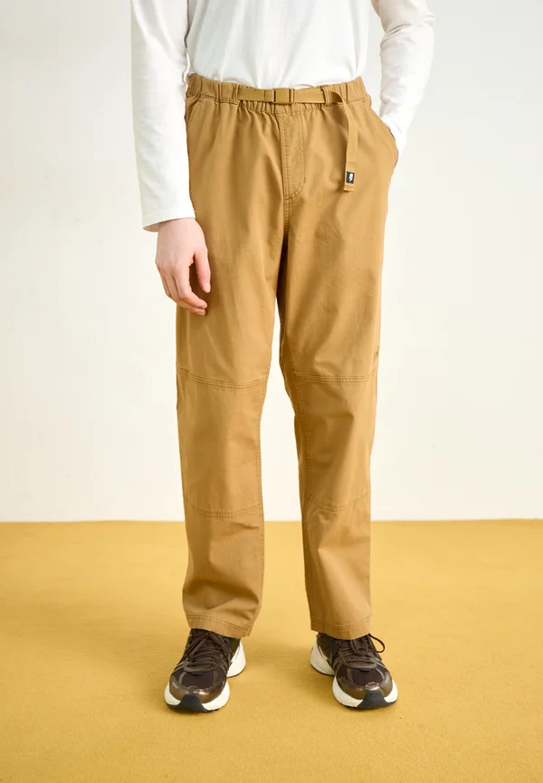 BETA BELTED PANT - Stoffhose - utility brown