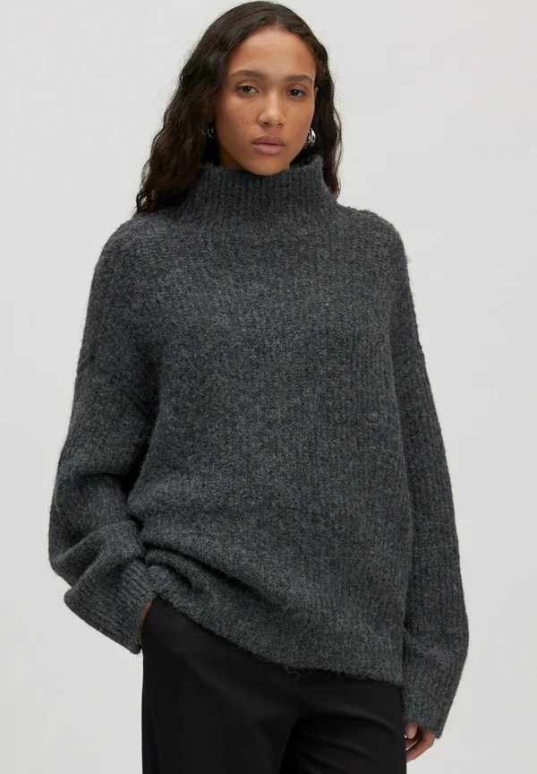 BETH - Strickpullover - graumeliert