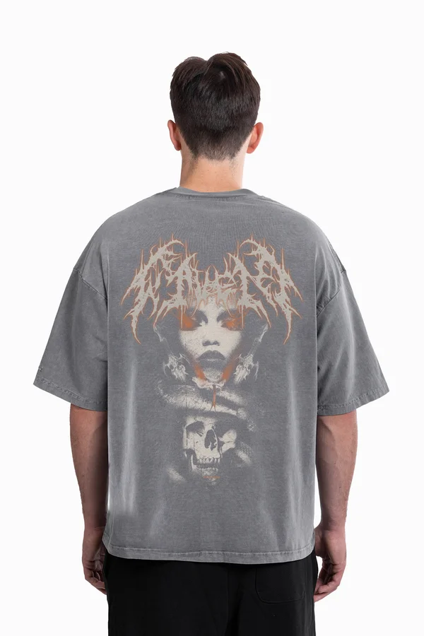 BETRAYAL UNISEX - T-Shirt print - grey washed