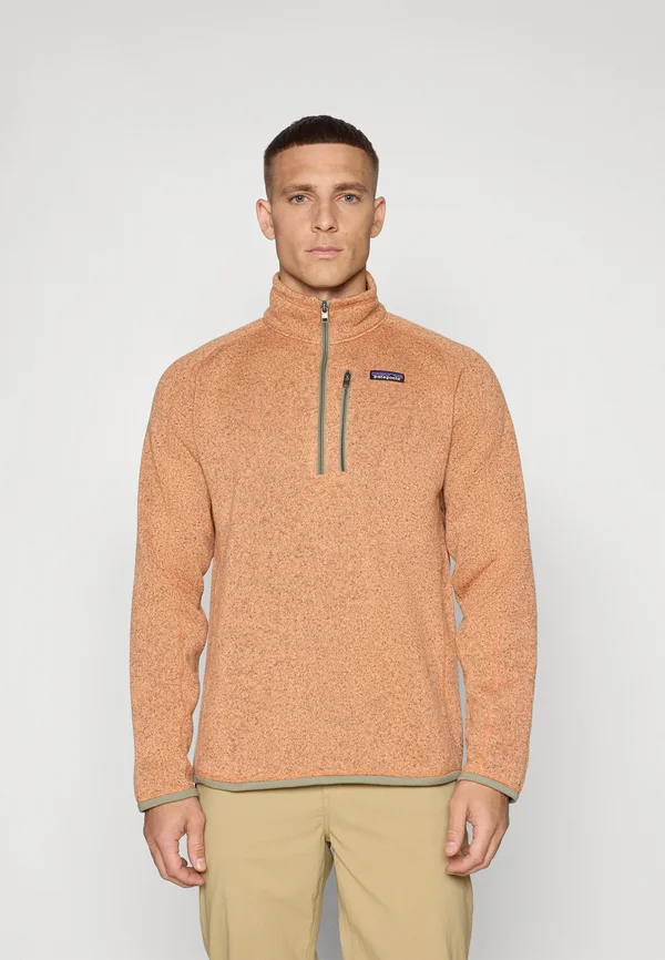 BETTER SWEATER 1/4 ZIP - Strickpullover - rock melon