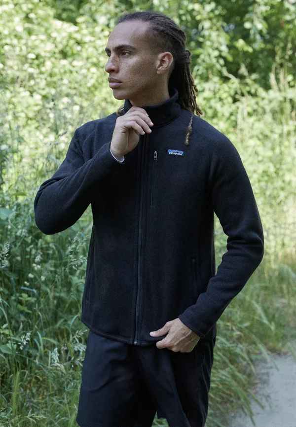 BETTER SWEATER - Sweatjacke - black