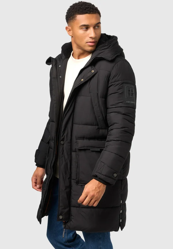 BEVIIS - Wintermantel - black