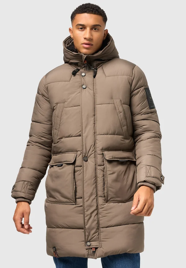 BEVIIS - Wintermantel - stone brown