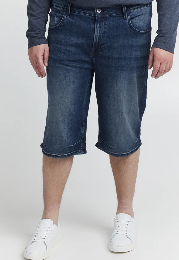 BHBBenon - Jeans Shorts - denim darkblue