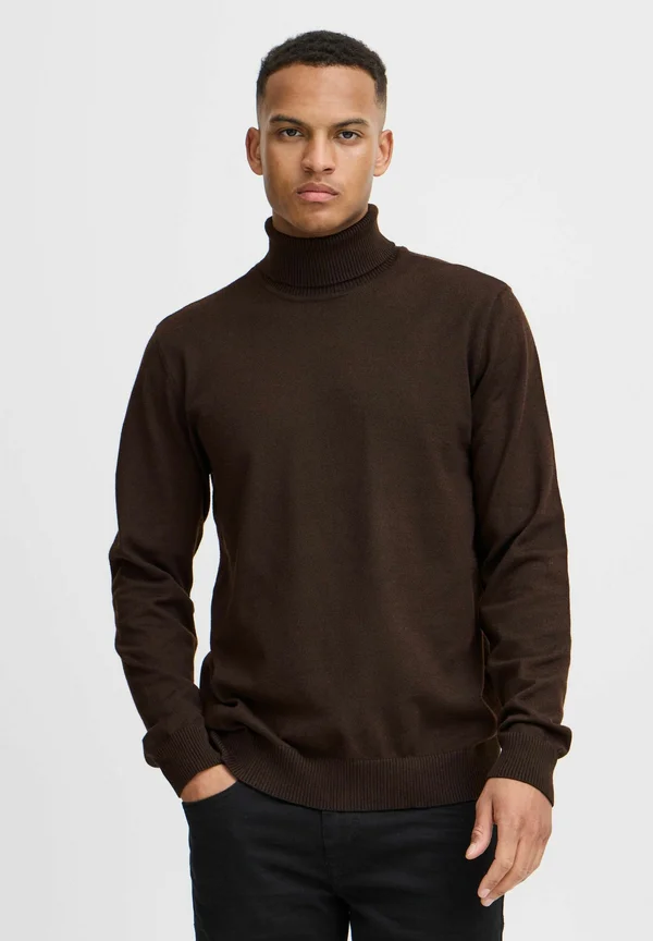 BHBRUTON roll neck knit - Strickpullover - chicory coffee