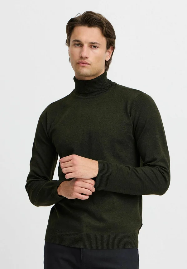 BHBRUTON roll neck knit - Strickpullover - forest night