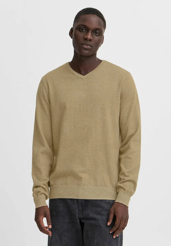 BHBRUTON V-NECK - Strickpullover - cornstalk