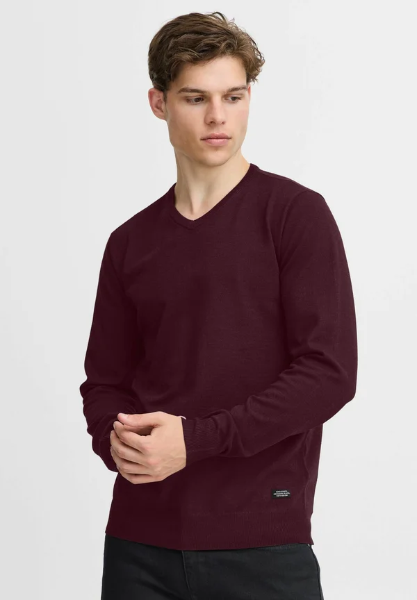 BHBRUTON V-NECK - Strickpullover - winetasting