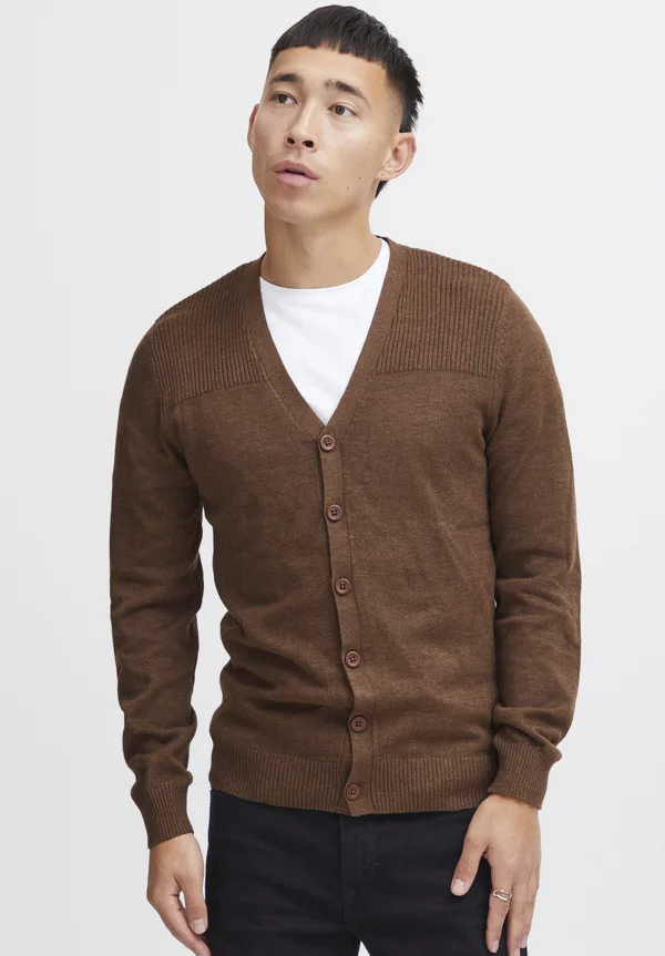 BHCaden - Strickjacke - mocca mix