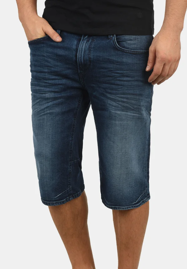 BHDENON - Jeans Shorts - denim dark