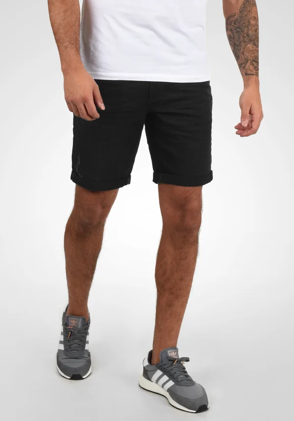 BHGRILITSCH - Jeans Shorts - denim black