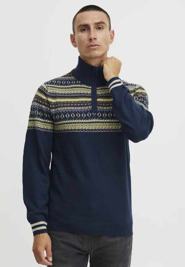 BHGROTE - Strickpullover - dress blues