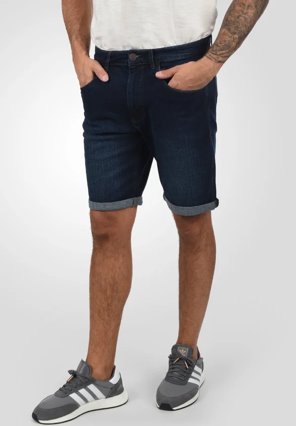 BHJOEL - Jeans Shorts - denim darkblue