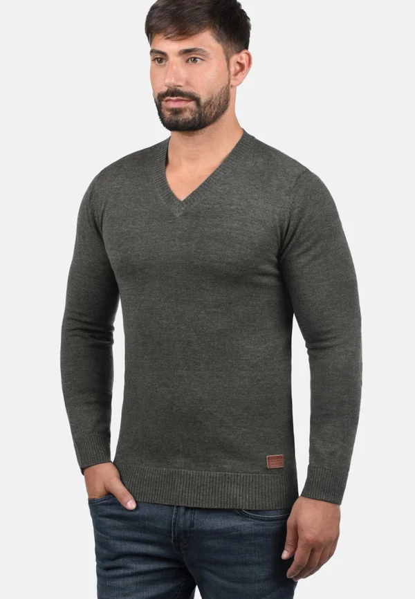 BHLASSE - Strickpullover - pewter