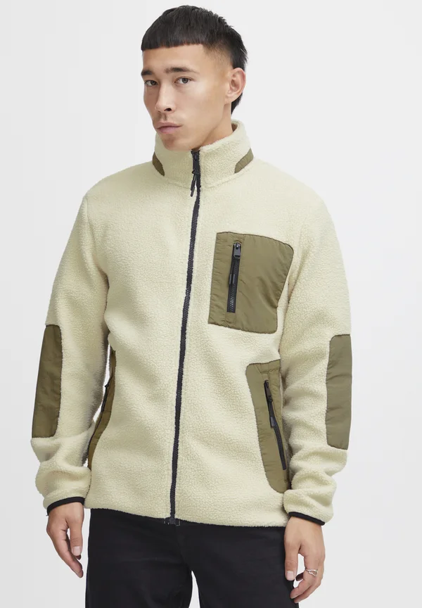 BHLAUKE - Fleecejacke - oyster gray