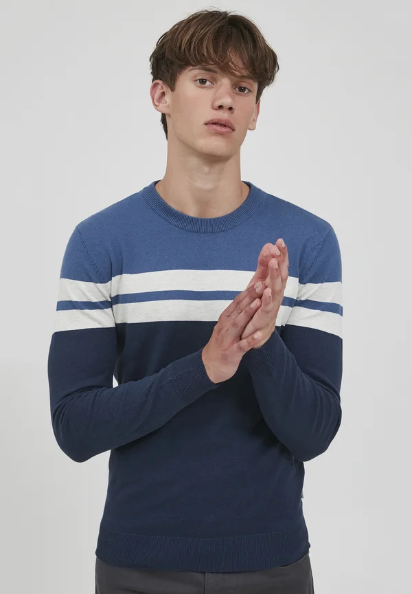 BHNARIUS - Strickpullover - dress blues