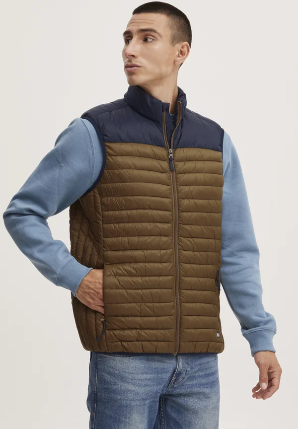 BHOUTERWEAR - Weste - coffee liqueúr