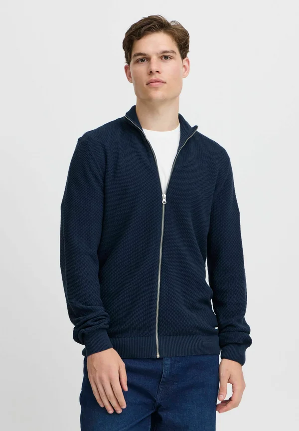 BHPULLOVER - Strickjacke - dress blues