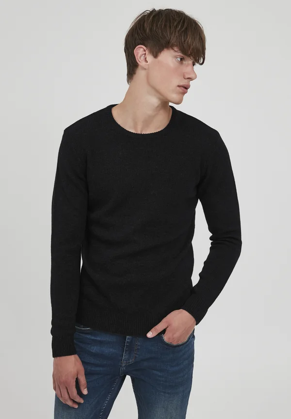 BHPULLOVER - Strickpullover - black