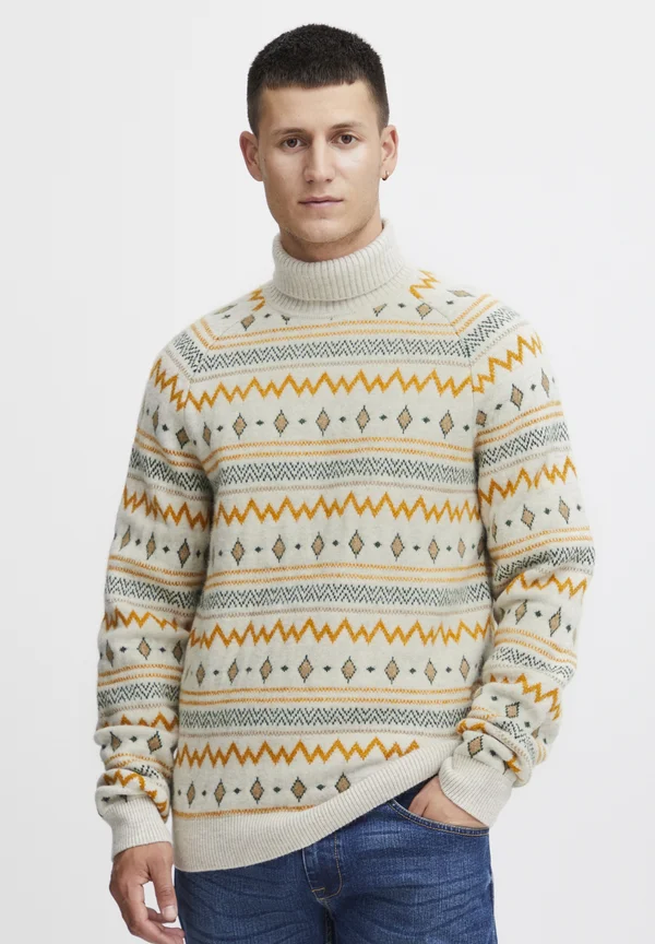 BHPULLOVER - Strickpullover - oyster gray