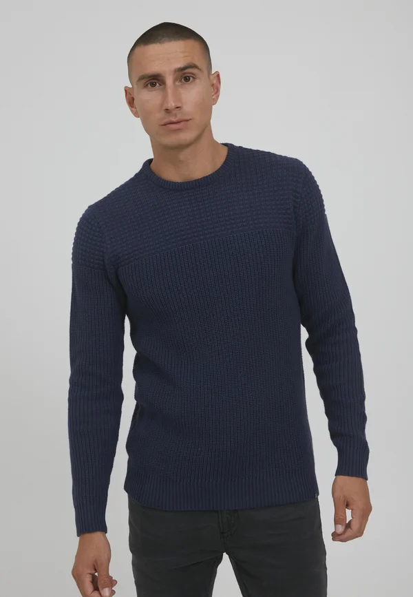 BHTAFARI - Strickpullover - dress blues