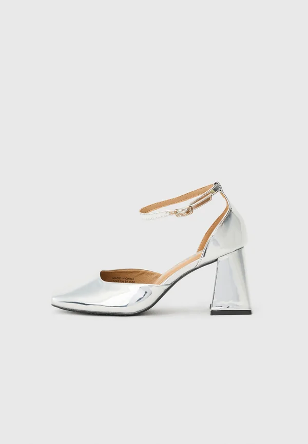 BIAJOYCE - High Heel Sandalette - silver-coloured