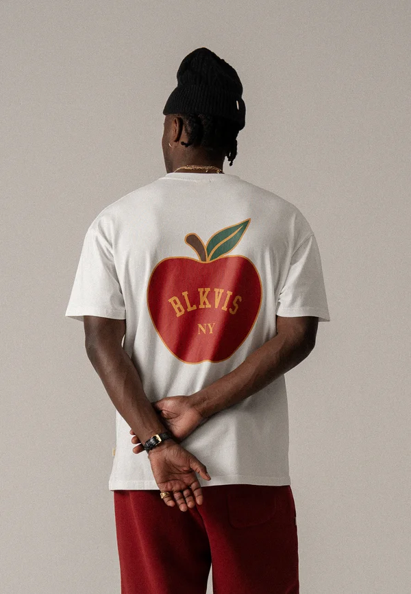 BIG APPLE TEE UNISEX - T-Shirt print - white