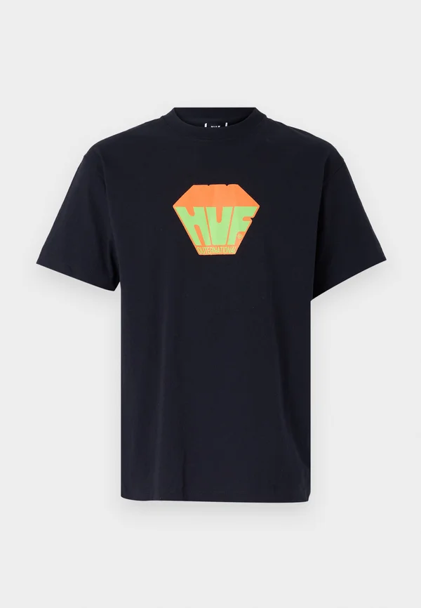 BIG BLOCK TEE UNISEX - T-Shirt print - black