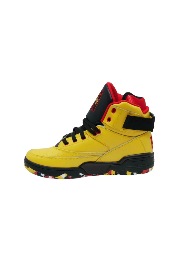 BIG BUN - Sneaker low - cyber yellow fiery red black