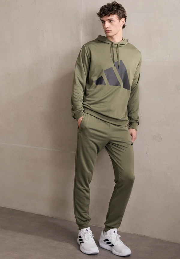 BIG LOGO FRENCH TERRY HOODED SET - Trainingsanzug - olive strata