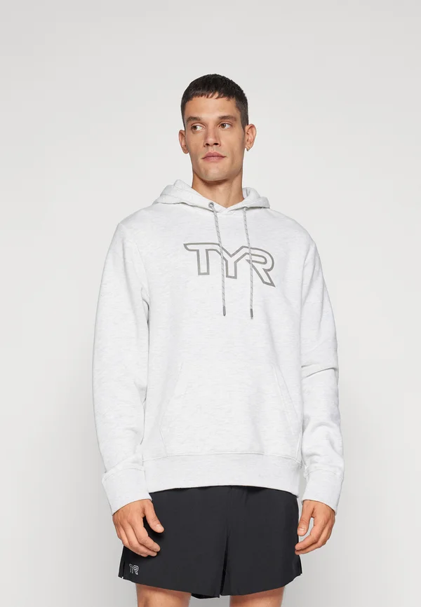 BIG LOGO HOODIE - Kapuzenpullover - ash heather