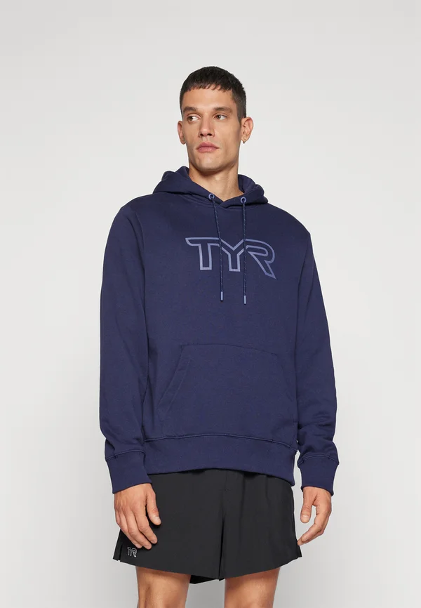 BIG LOGO HOODIE - Kapuzenpullover - navy