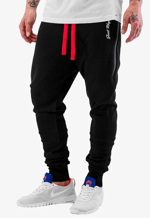 BIG POCKET TECH - Jogginghose - red/white