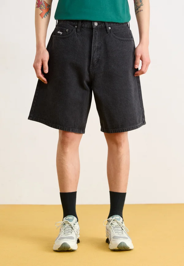 BIGWIG BAGGY  - Jeans Shorts - faded black
