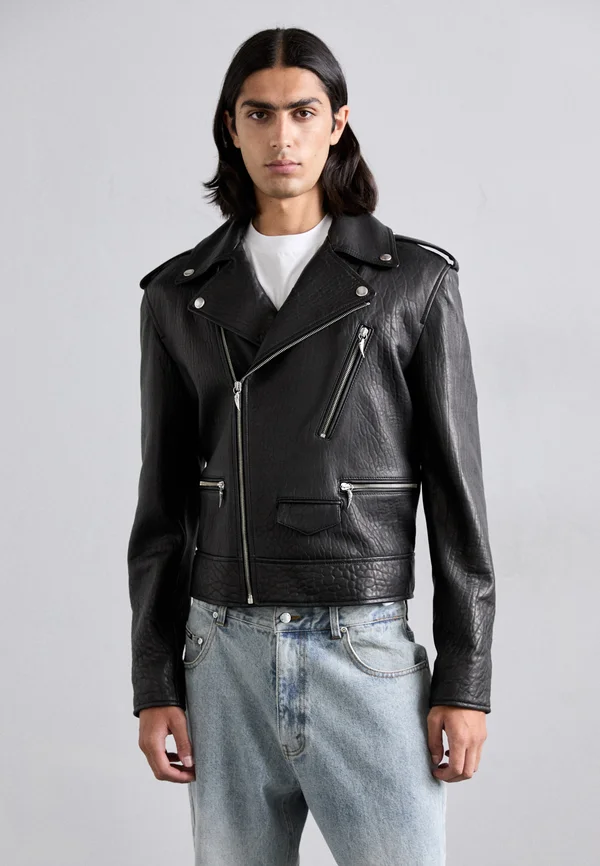 BIKER PERFECTO - Lederjacke - black