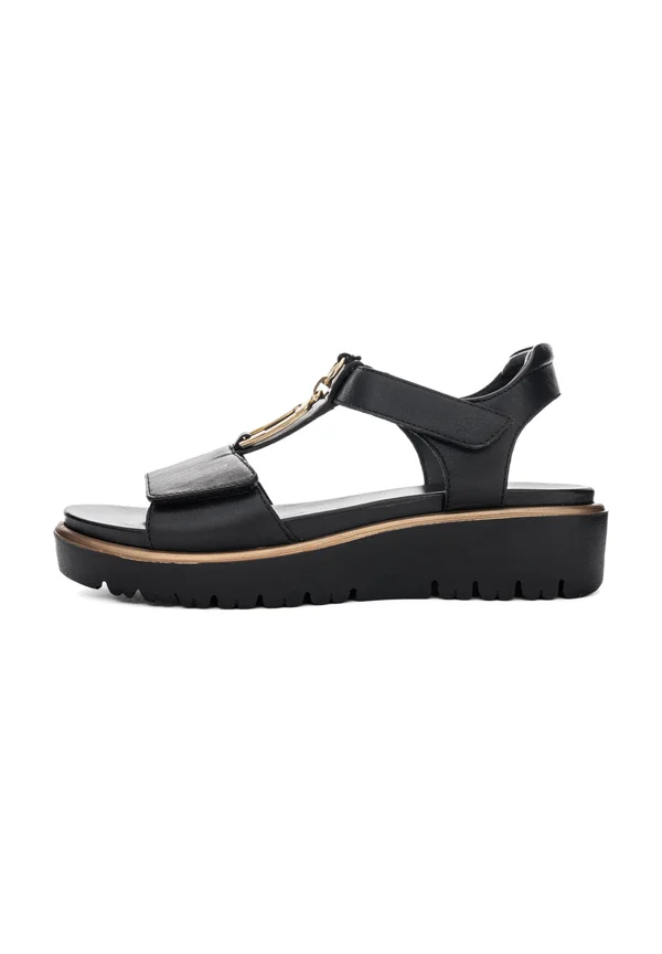 BILBAO - Plateausandalette - black