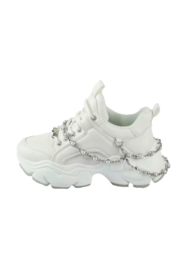 BINARY PEARL - Sneaker low - white silver