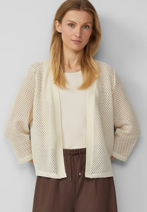 BINNEN - Strickjacke - champagner