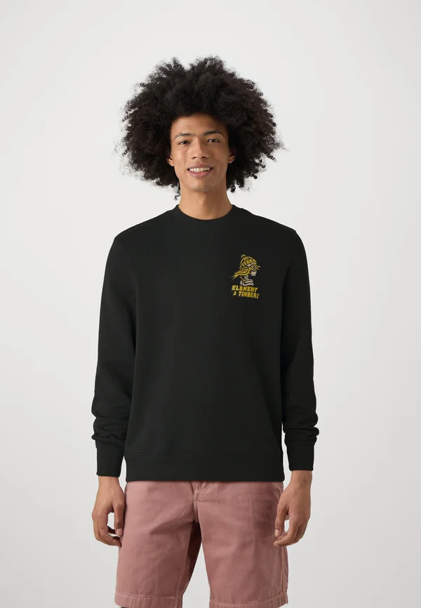 BIRDS EYE CREW - Sweatshirt - flint black