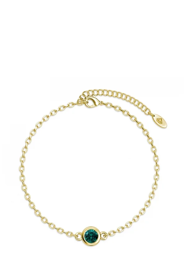 BIRTH STONE - Armband - doré vert