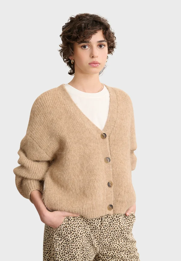 BISCOTT - Strickjacke - light beige